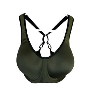 FREYA GREEN BUILT IN PADDING ADJUSTABLE STRAPS SPORTS BRA 36DDD